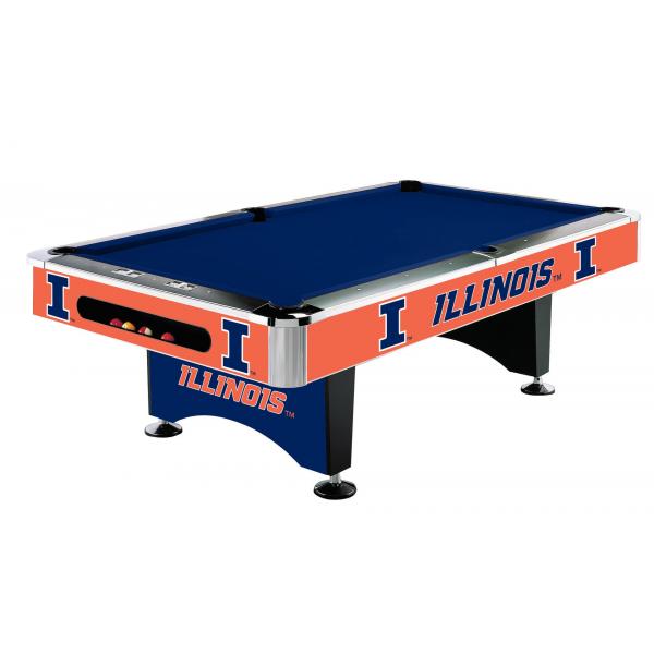 University of Illinois 8' Pool Table