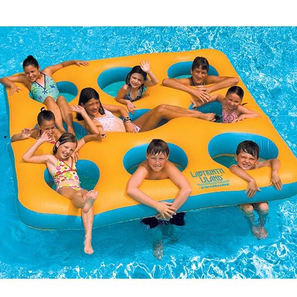 Labyrinth Island Inflatable Pool Toy