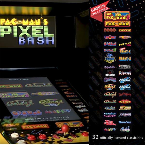Pac Man Pixel Bash Chill Fridge 32gamesplus