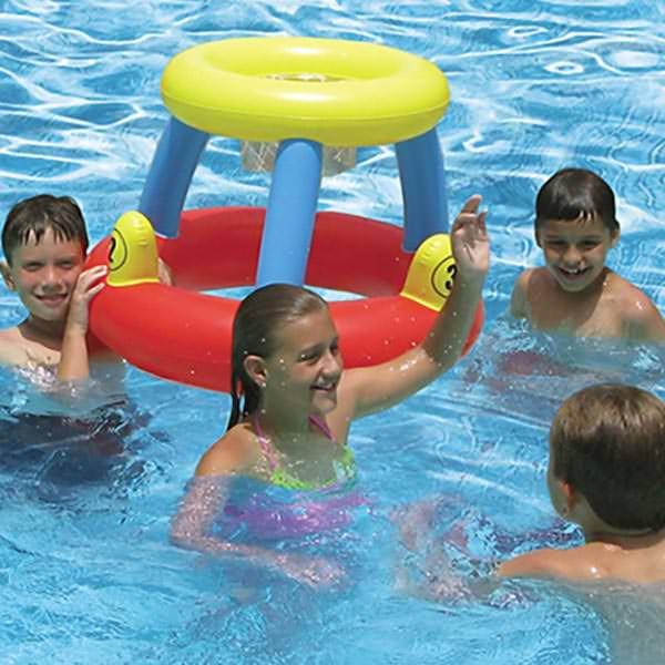 Water Basketball and Ring Toss Game