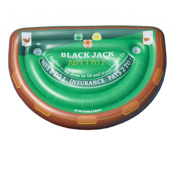 Inflatable Blackjack Table with waterproof cards