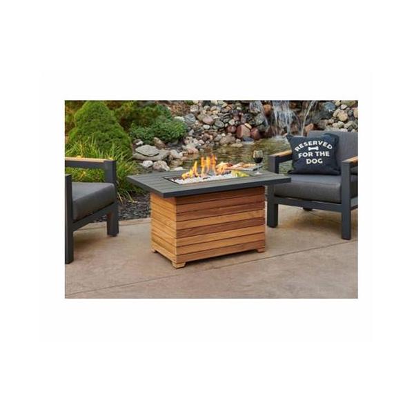 Darien Aluminum Gas Fire Pit Table by The Outdoor GreatRoom