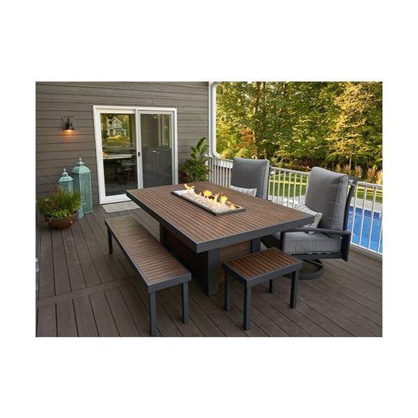 Kenwood Linear Dining Table by The Outdoor GreatRoom Company