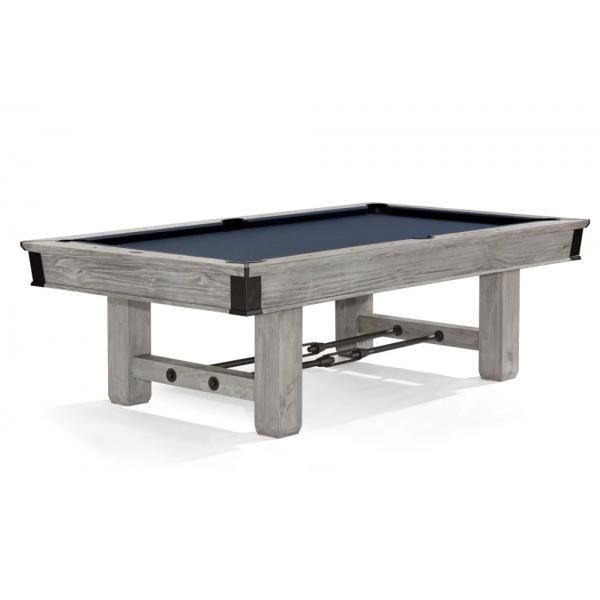batch1 canton 8 foot pool table  rustic grey 1