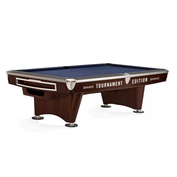 batch1 gold crown vi tournament 9 foot pool table  tournament edition espresso with skyline walnut 1