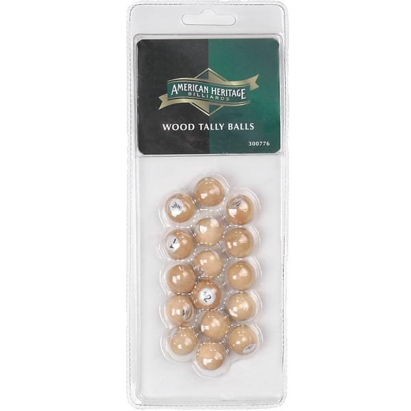 Wood Tally Balls by American Heritage