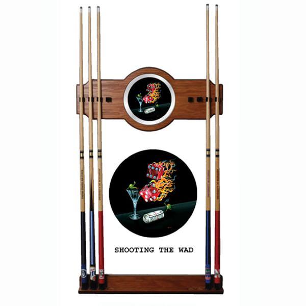 Shooting The Wad Cue Rack by Michael Godard