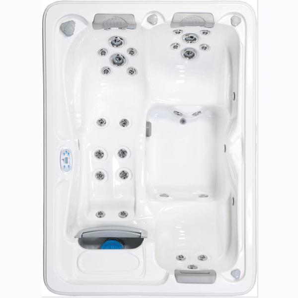 Compact Rectangular Spa with Advanced Options Seats Three